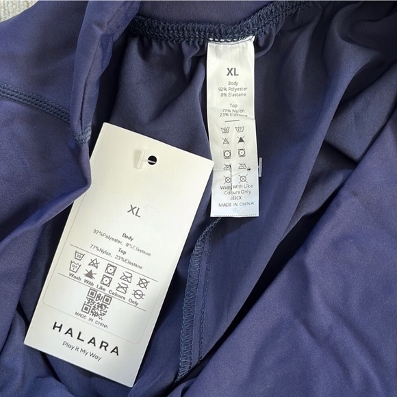 Halara Breezeful High Waisted Palazzo Flowy Split Wide Leg Pants Size XL - Picture 2 of 4